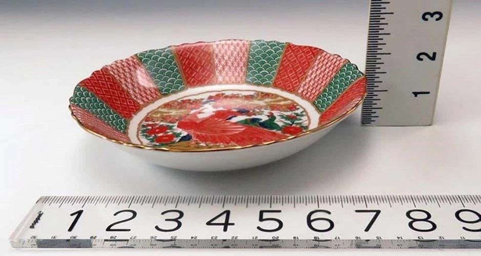 8 Japanese Arita Imari Peacock Porcelain Coupe Soup Bowls - 7