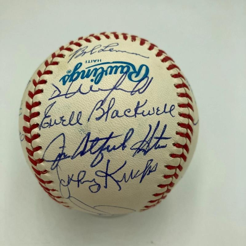 Joe Dimaggio Reggie Jackson New york Yankees Legends Multi Signed Baseball JSA - 5