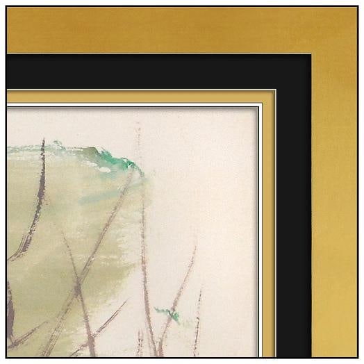 Charles Levier Original Gouache and Acrylic Painting Figures Signed Framed Art - 6