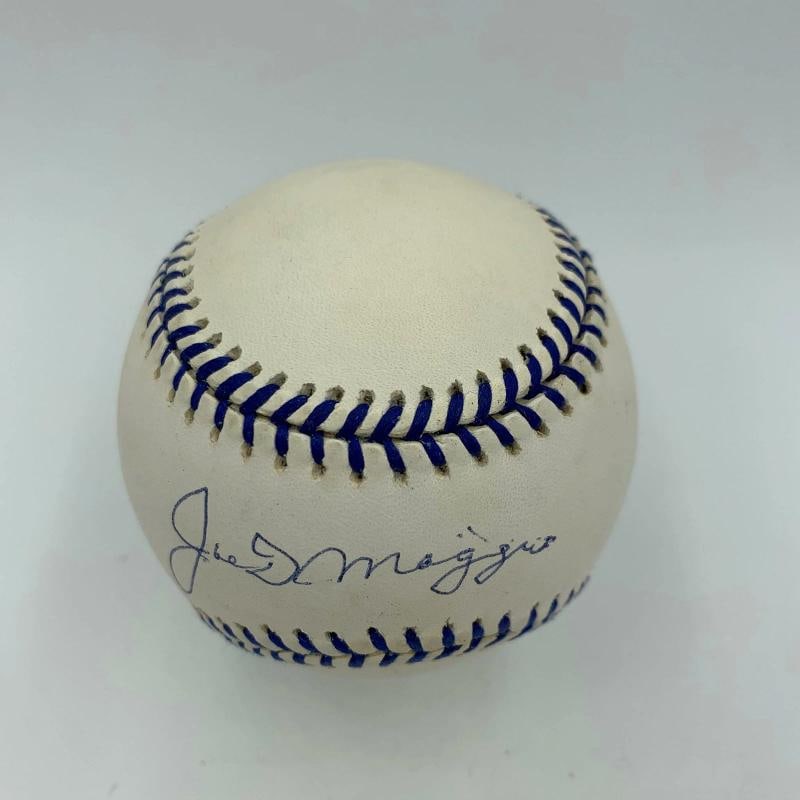RARE Joe Dimaggio "Death Bed" Signed 1998 Joe Dimaggio Day Baseball JSA COA - 5