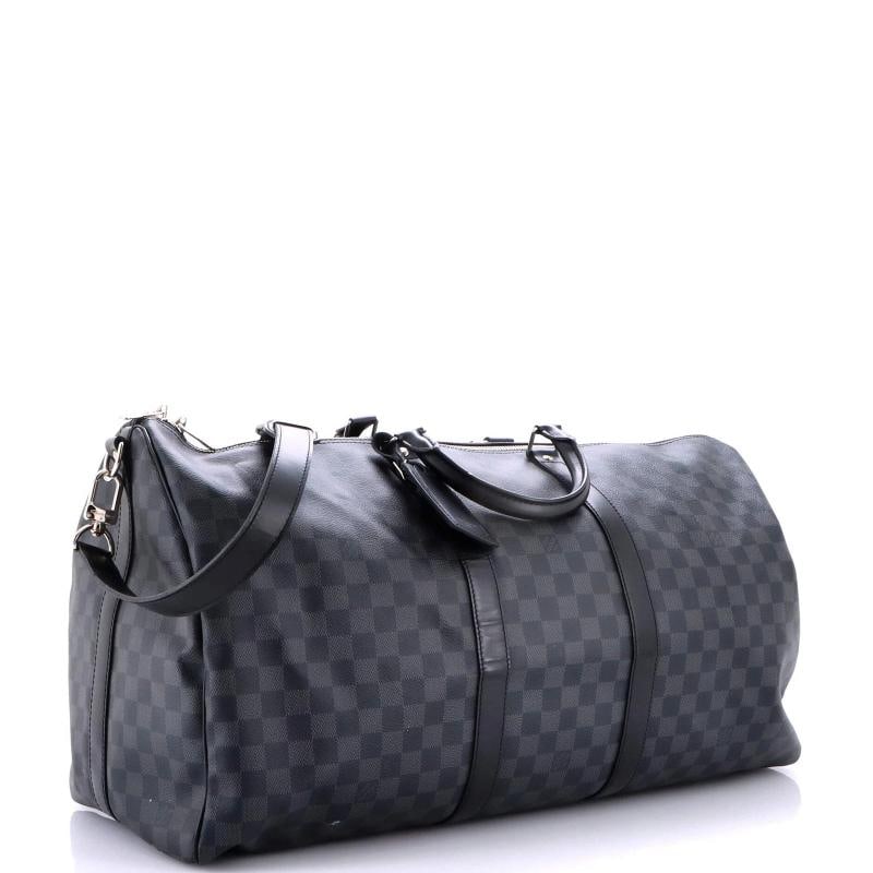 Louis Vuitton Keepall Bandouliere Bag Damier Graphite 55 - 2