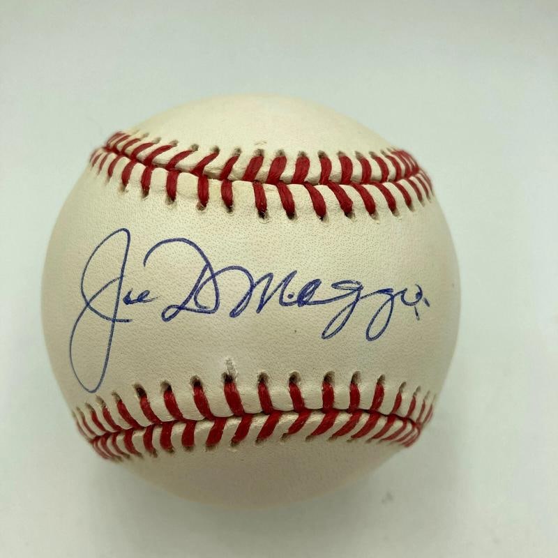 Mint Joe Dimaggio Signed Official American League Baseball JSA Sticker: Product: Ball,Sport: Baseball-MLB,Autograph Authentication: James Spence Authentication (JSA),Original/Reprint: Original,Country of Origin: United States