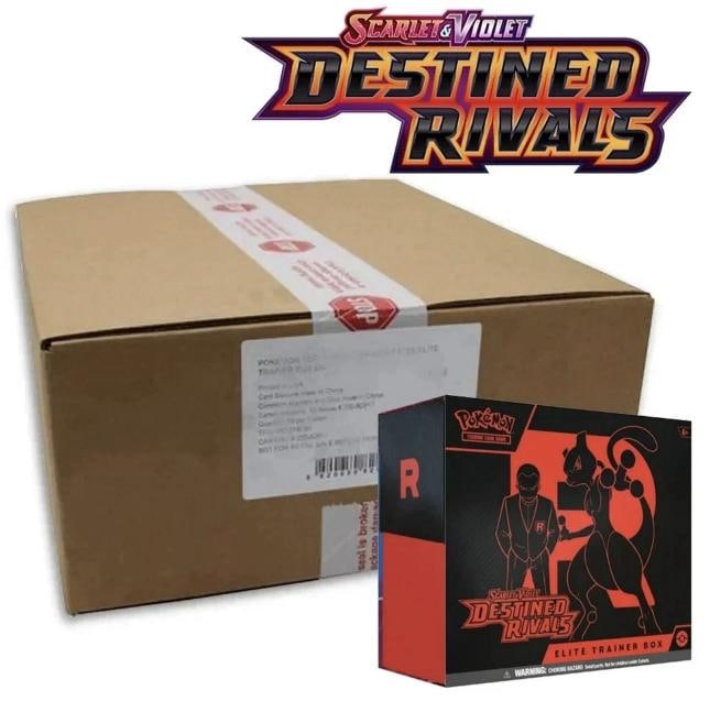 Pokemon TCG SV10 Destined Rivals Elite Trainer Box ETB CASE SEALED/NEW X10: Condition: New/Factory Sealed: A brand-new, unused, unopened, undamaged item (including handmade items). See ... New/Factory Sealed: A brand-new, unused, unopened, undamaged item (including handmade