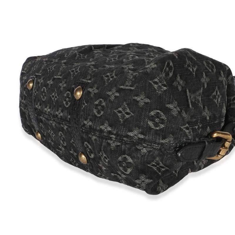 Louis Vuitton Black Monogram Denim Neo Cabby MM - 6