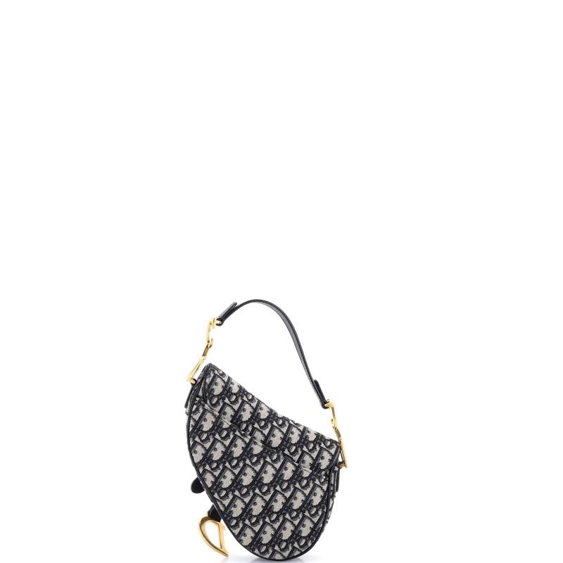 Christian Dior Saddle Handbag Oblique Canvas Mini - 3