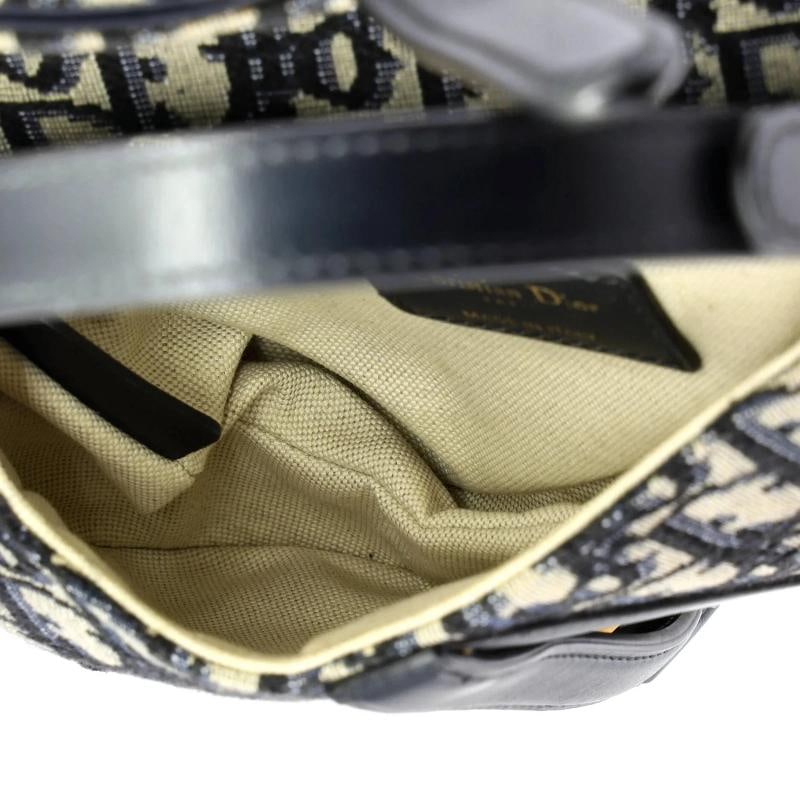 Christian Dior Saddle Handbag Oblique Canvas Mini - 5