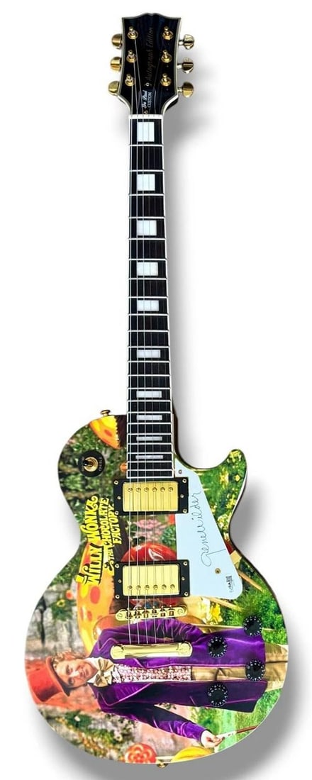 Gene Wilder Signed Guitar Custom JSA COA Willy Wonka & The Chocolate Factory - 2
