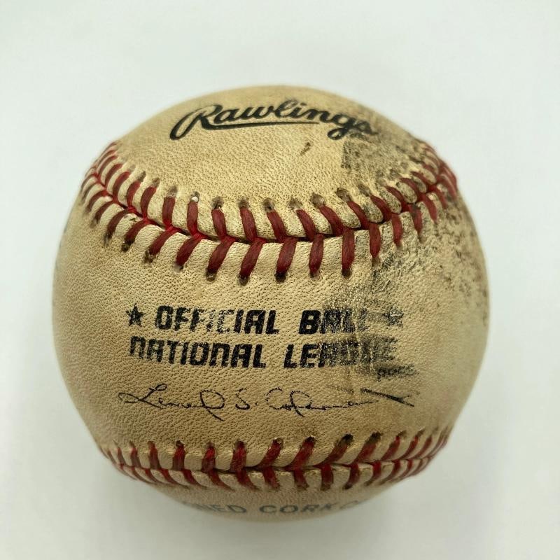Al Leiter No Hitter Signed Game Used Baseball May 11, 1996 JSA COA - 6