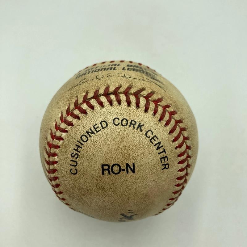 Al Leiter No Hitter Signed Game Used Baseball May 11, 1996 JSA COA - 7