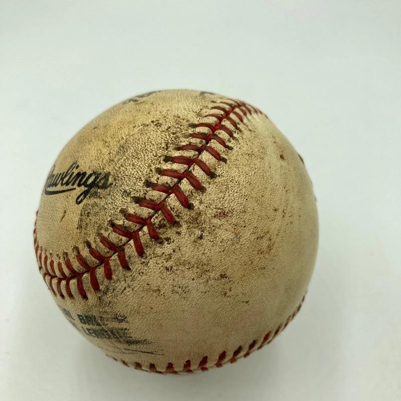 Al Leiter No Hitter Signed Game Used Baseball May 11, 1996 JSA COA - 8