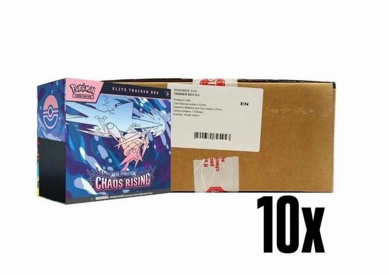 Pokemon Chaos Rising (ME04) Elite Trainer Case Brand New Sealed: Condition: New/Factory Sealed: A brand-new, unused, unopened, undamaged item (including handmade items). See ... Read moreabout the conditionNew/Factory Sealed: A brand-new, unused, unopened,
