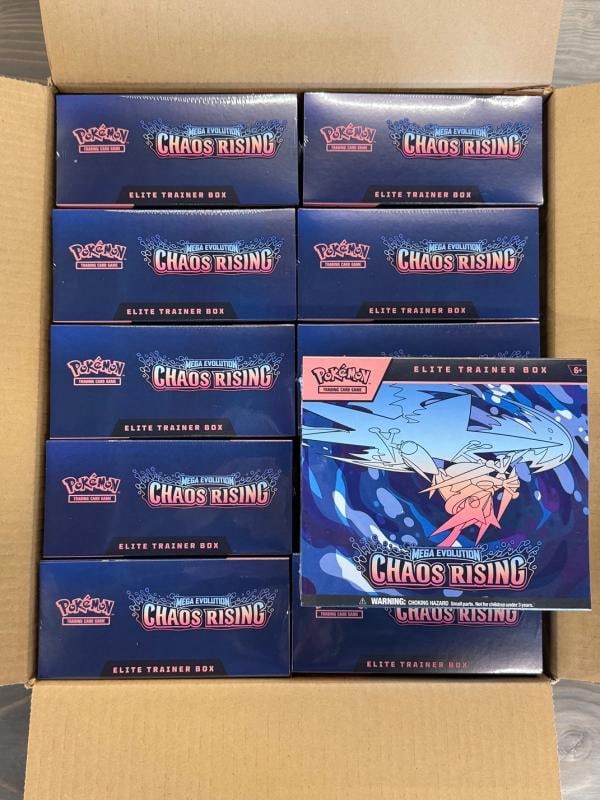 Pokemon Chaos Rising (ME04) Elite Trainer Case Brand New Sealed - 2