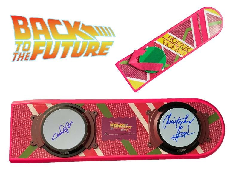 CHRISTOPHER LLOYD MICHAEL J FOX SIGNED BACK TO THE FUTURE HOVERBOARD BECKETT: Movie: BACK TO THE FUTURE 2,Original/Reproduction: Original,Signed by: MICHAEL J FOX CHRISTOPHER LLOYD,Autograph Authentication: Beckett,Industry: Movies,Country of Origin: United States