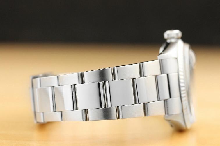 MENS ROLEX DATEJUST GRAY DIAMOND 18K WHITE GOLD/SS STEEL WATCH w/OYSTER BAND - 7
