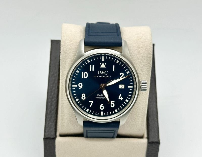 2026 NEW IWC Pilots Watch Mark XX Le Petit Prince IW328221 40mm Blue Dial Steel - 3