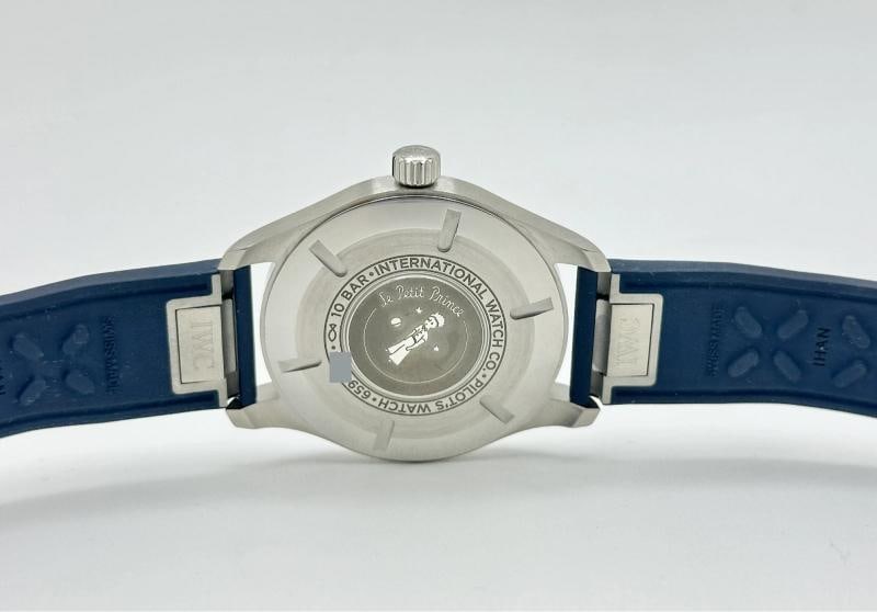 2026 NEW IWC Pilots Watch Mark XX Le Petit Prince IW328221 40mm Blue Dial Steel - 8