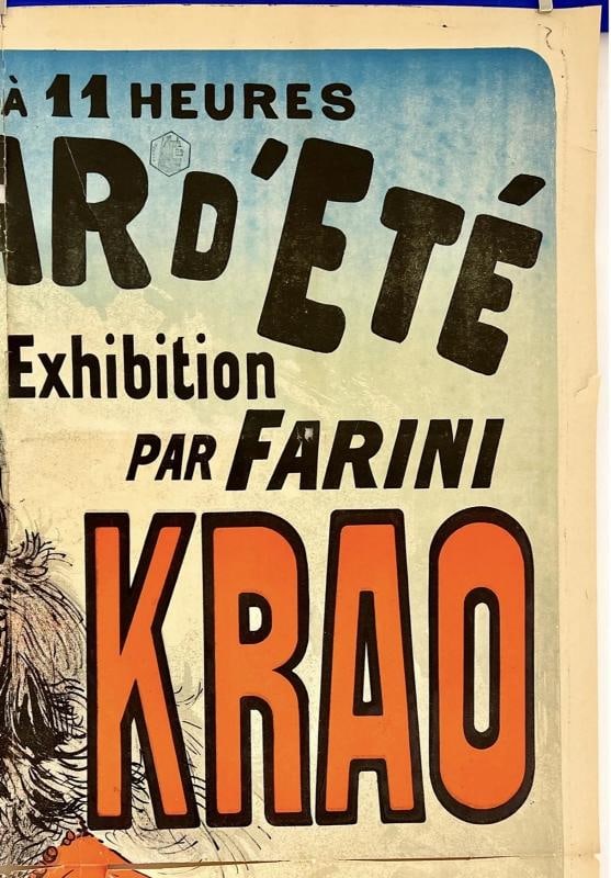 Original Vintage Poster ALCAZAR D'ETE KRAO - HANS SACHS COLLECTION - CHERET Rare - 4