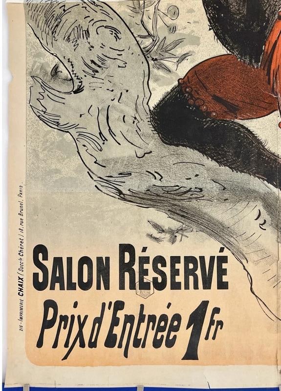 Original Vintage Poster ALCAZAR D'ETE KRAO - HANS SACHS COLLECTION - CHERET Rare - 5