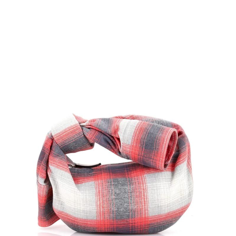 Bottega Veneta BV Jodie Hobo Shirt Effect Printed Leather Mini: Condition: Pre-owned - Excellent,Brand: Bottega Veneta,Exterior Material: Leather,Style: Shoulder Bags,Exterior Color: Red,Department: Women,Size: Mini,Accessories: Dust Bag