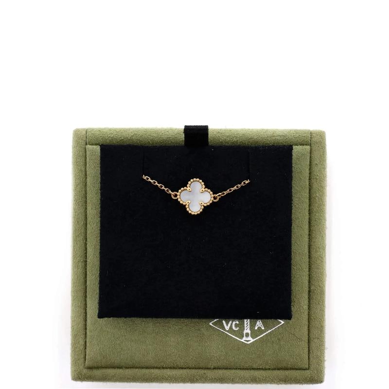 Van Cleef & Arpels Sweet Alhambra Bracelet 18K Yellow Gold and Mother of Pearl - 2