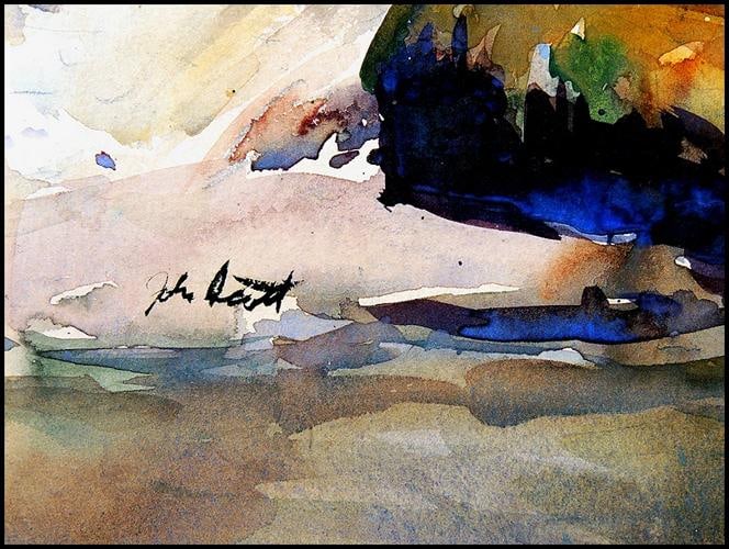 John Walter Scott Painting Authentic Original Signed Gouache Illustration Art - 3