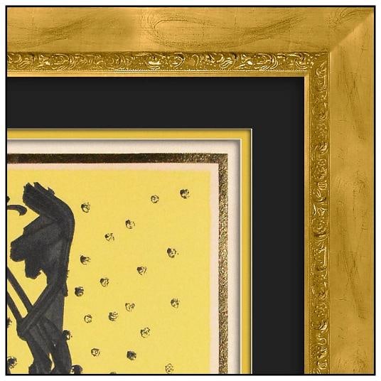 Salvador Dali Original Lithograph with Gold Embellishments Signed Framed Artwork - 7