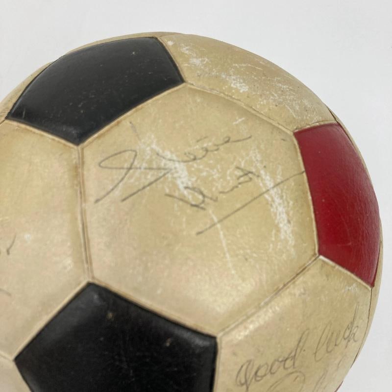 1977 New York Cosmos Pele Team Signed Vintage Soccer Ball PSA DNA World Cup - 12