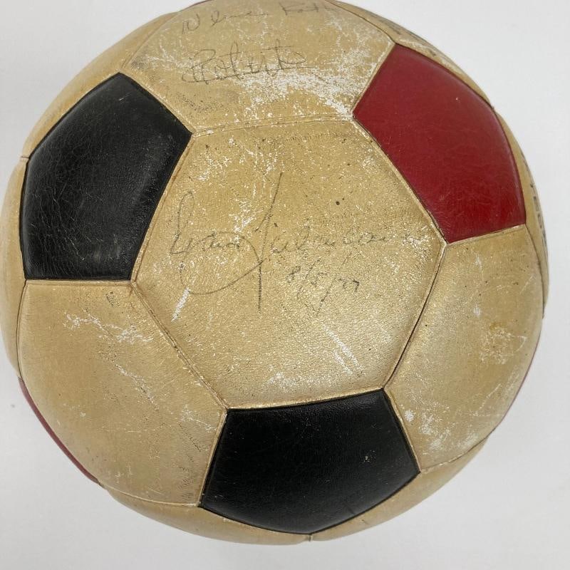 1977 New York Cosmos Pele Team Signed Vintage Soccer Ball PSA DNA World Cup - 13