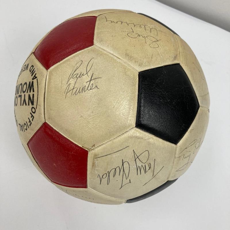 1977 New York Cosmos Pele Team Signed Vintage Soccer Ball PSA DNA World Cup - 16