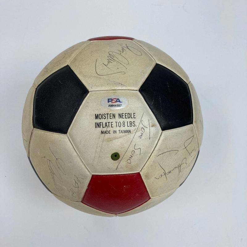 1977 New York Cosmos Pele Team Signed Vintage Soccer Ball PSA DNA World Cup - 4
