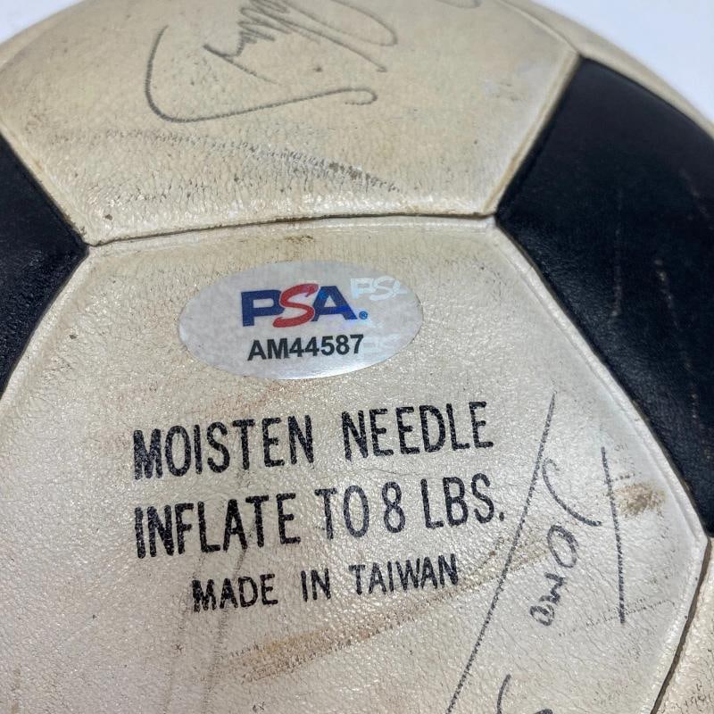 1977 New York Cosmos Pele Team Signed Vintage Soccer Ball PSA DNA World Cup - 5