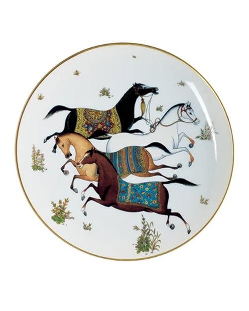 NEW HERMES CHEVAL D'ORIENT PAIR OF DESSERT PLATES #P009807P BRAND NIB: Condition: New: A brand-new, unused, unopened, undamaged item (including handmade items). See the seller's ... Read moreabout the conditionNew: A brand-new, unused, unopened, undamaged item (including
