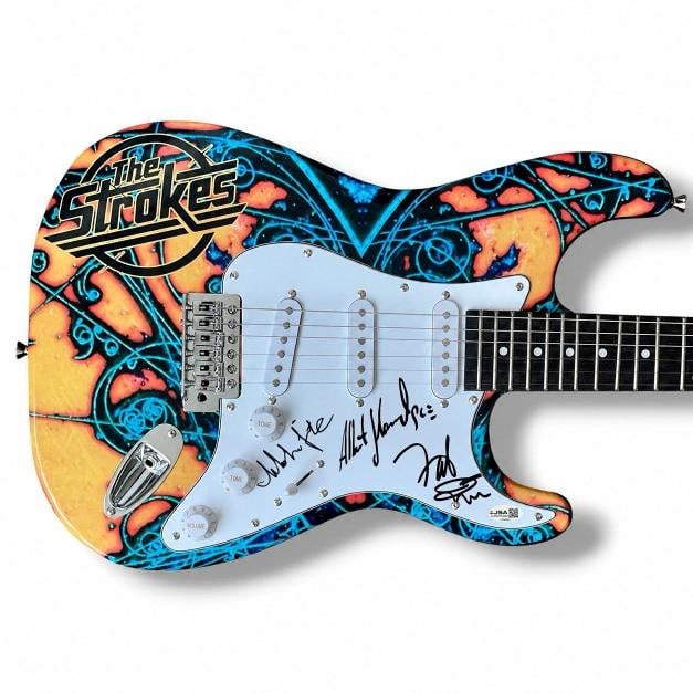 Yungblud Signed Guitar Custom Graphics JSA COA Idols Zombie Ghosts - 3