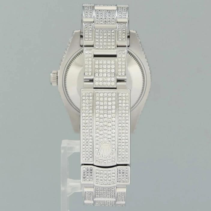 MINT Rolex Oyster 177200 Perpetual 31mm Diamond Pave Iced out Oyster Watch Box - 6