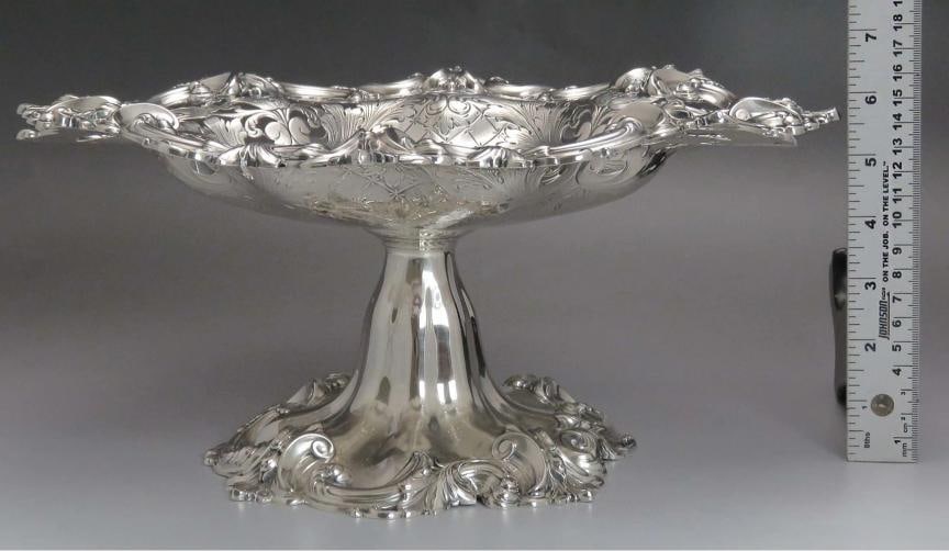 Circa 1920 US Army War College Sterling Silver Compote/Footed Serving dish - 7