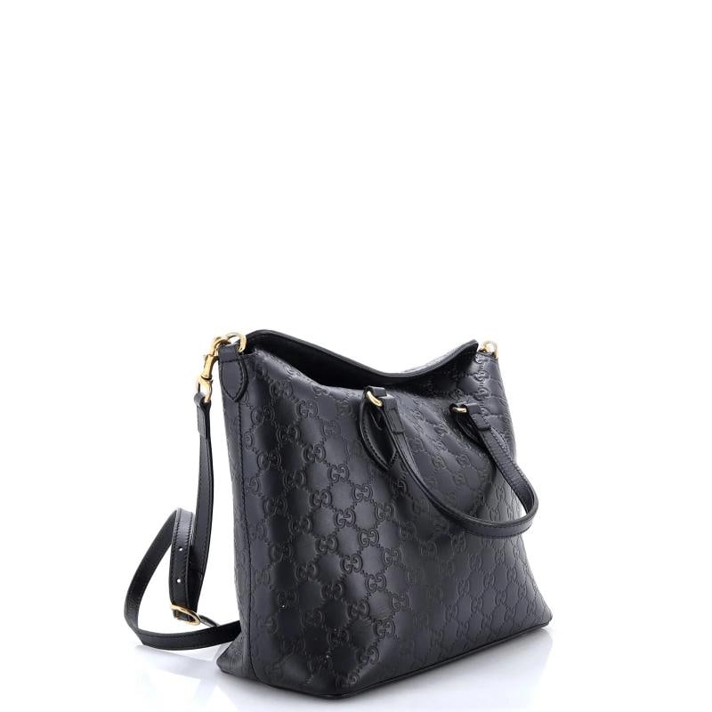Gucci Signature Fold Over Tote Guccissima Leather Medium - 2