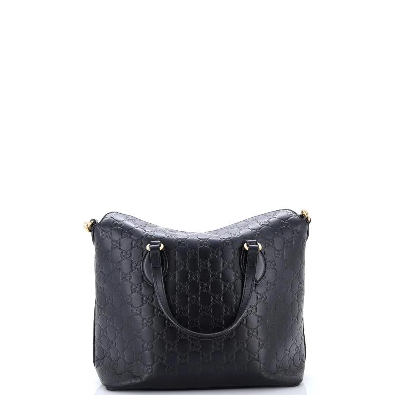 Gucci Signature Fold Over Tote Guccissima Leather Medium - 3