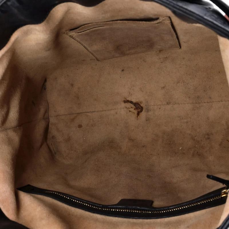 Gucci Signature Fold Over Tote Guccissima Leather Medium - 5