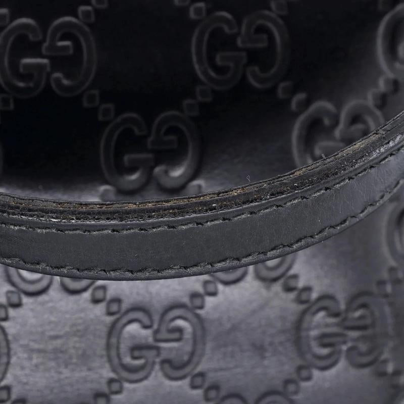 Gucci Signature Fold Over Tote Guccissima Leather Medium - 7