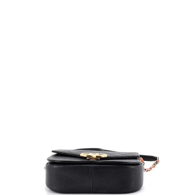 Chanel Thread Around Flap Bag Quilted Caviar Small - 4