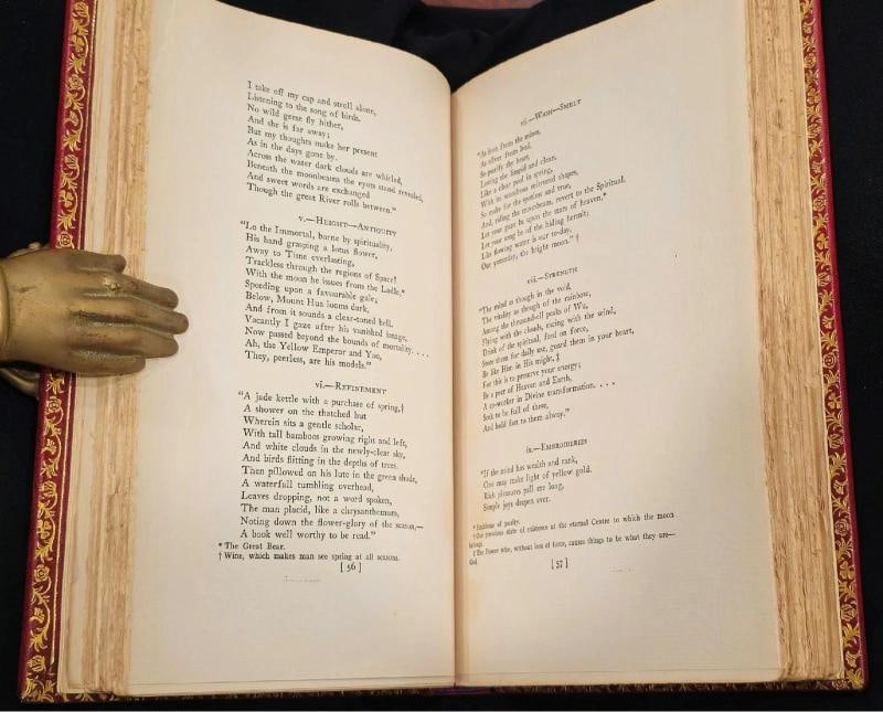 Joseph Lewis French / 1927 Lotus and Chrysanthemum Chinese Japanese Poetry 1stED - 12