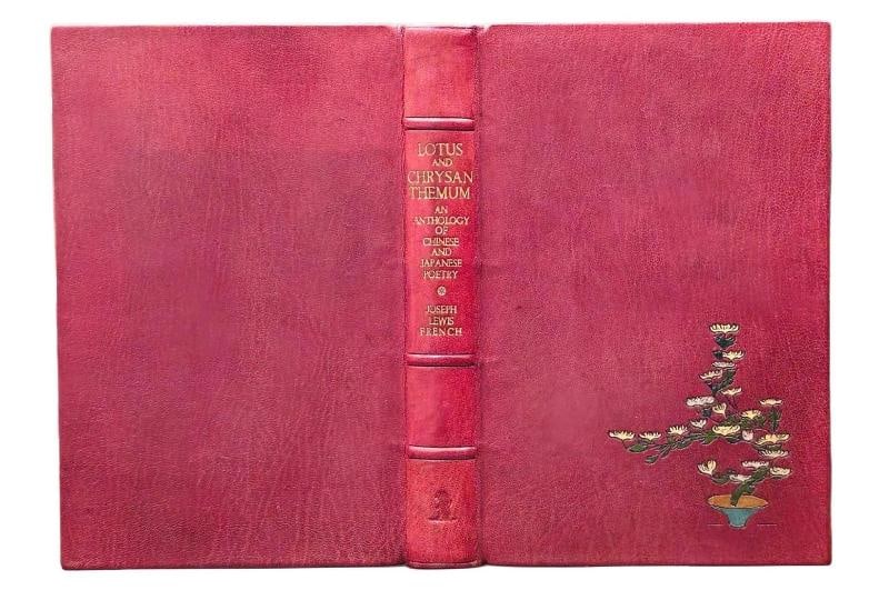 Joseph Lewis French / 1927 Lotus and Chrysanthemum Chinese Japanese Poetry 1stED - 2