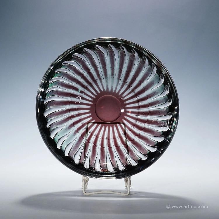 Rare Ariel Bowl by Edvin Oehrstroem for Orrefors, Sweden 1953 - 5
