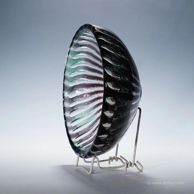 Rare Ariel Bowl by Edvin Oehrstroem for Orrefors, Sweden 1953 - 6