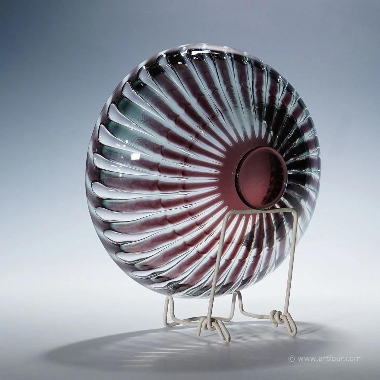 Rare Ariel Bowl by Edvin Oehrstroem for Orrefors, Sweden 1953 - 7