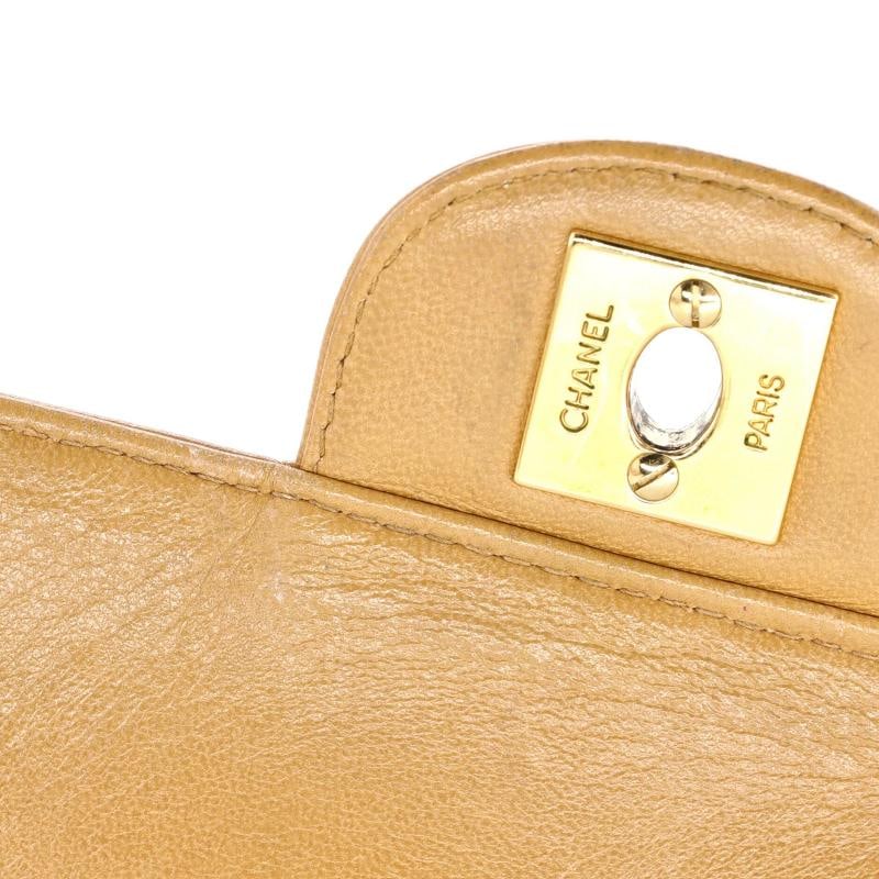 Chanel Chocolate Bar Flap Bag Quilted Lambskin East West - 6