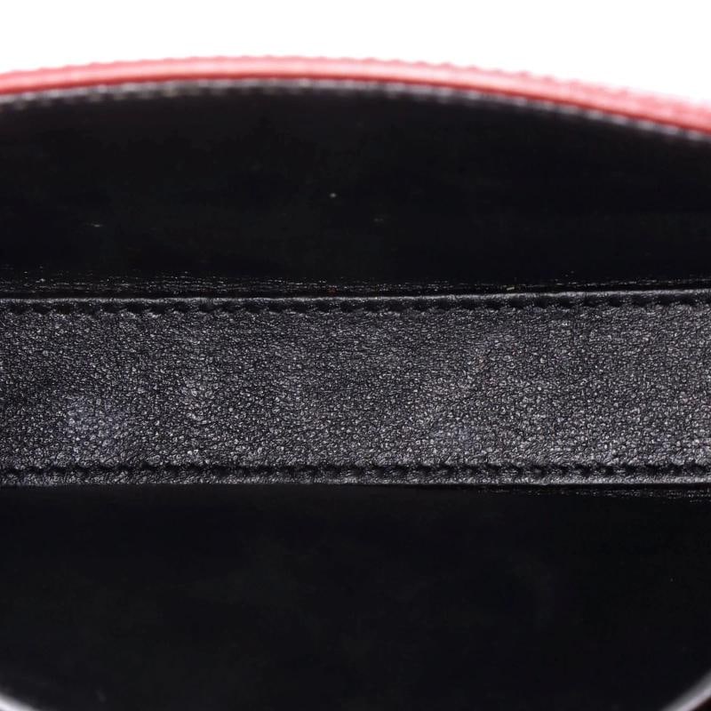 Saint Laurent Cassandra Top Handle Bag Crocodile Embossed Leather Mini - 5