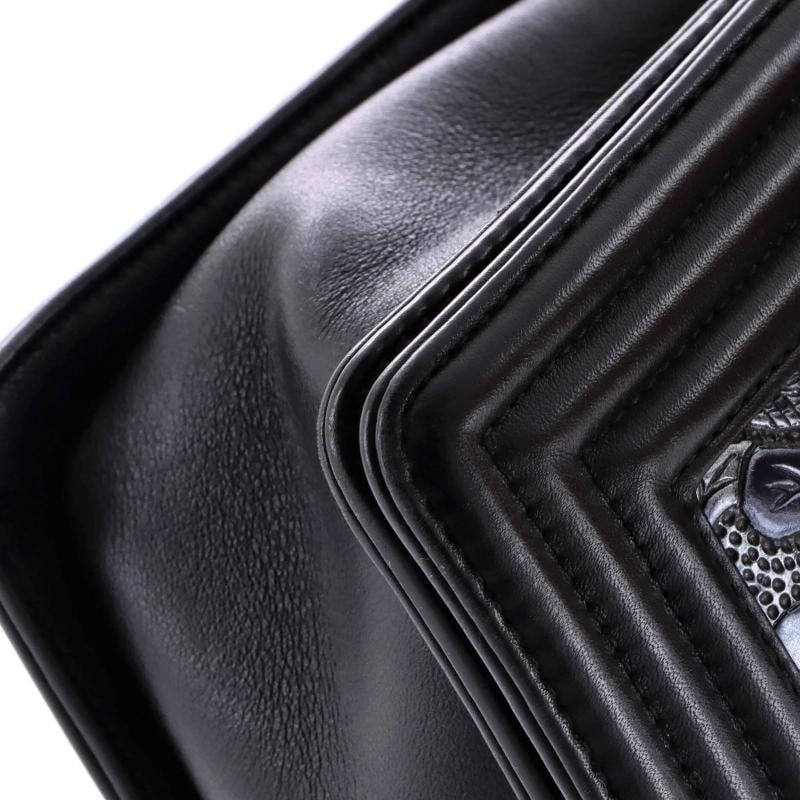 Chanel Cordoba Boy Flap Bag Leather New Medium - 6
