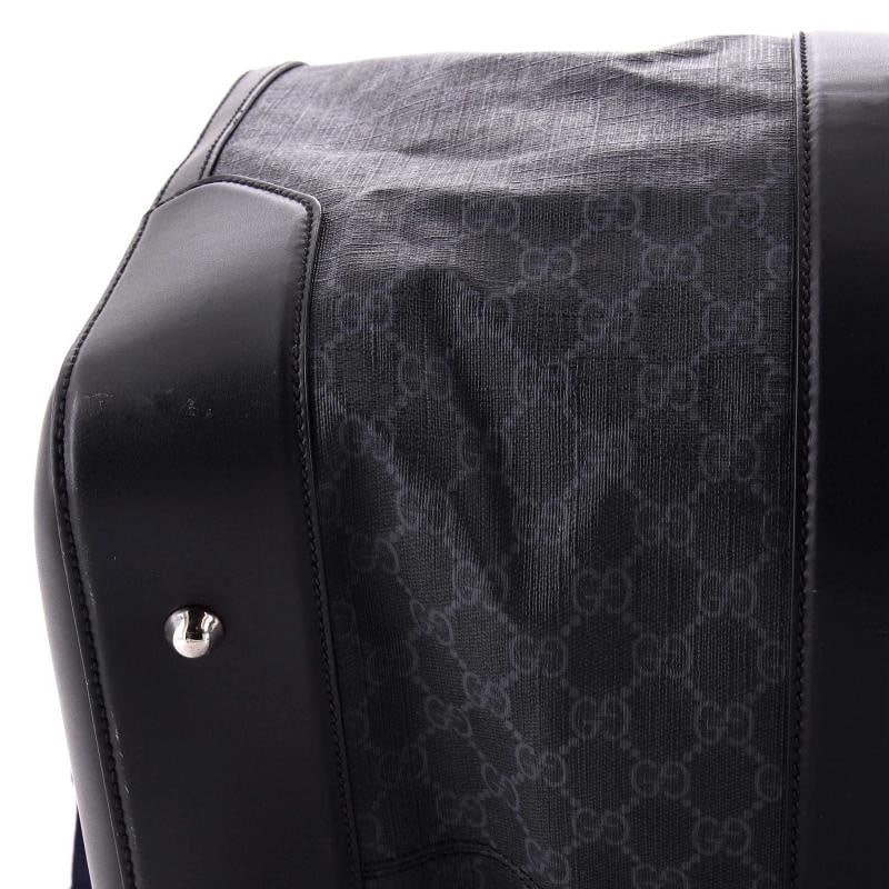 Gucci Convertible Duffle Bag GG Coated Canvas Large - 6