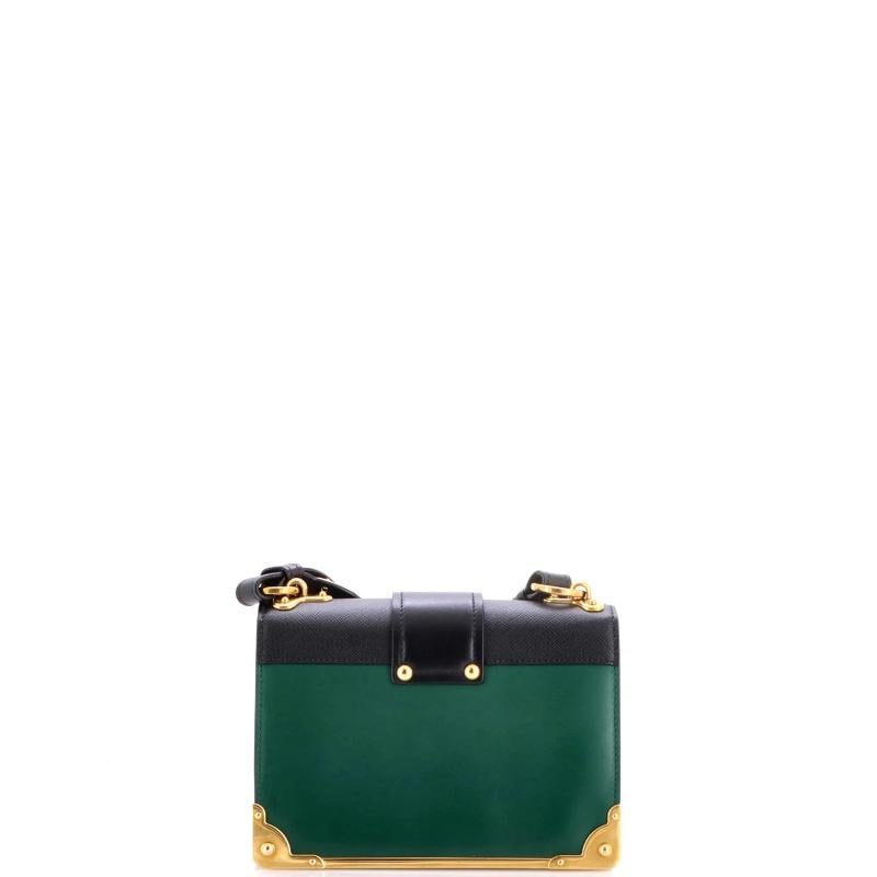 Prada Cahier Crossbody Bag Leather and Saffiano Leather Small - 3